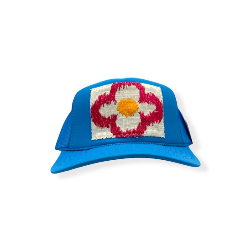 Kilim Trucker Hat – Electric Blue 88 *Final Sale*