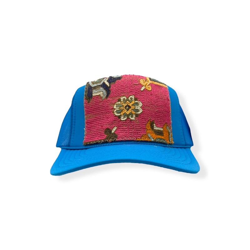 Kilim Trucker Hat – Electric Blue 89