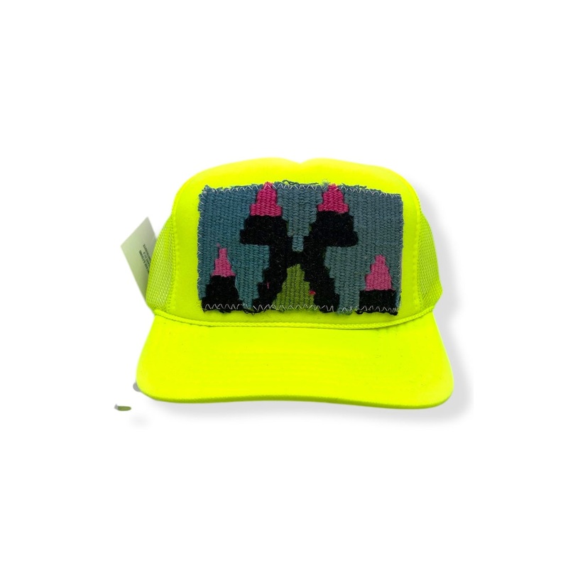 Kilim Trucker Hat – Neon Yellow 9