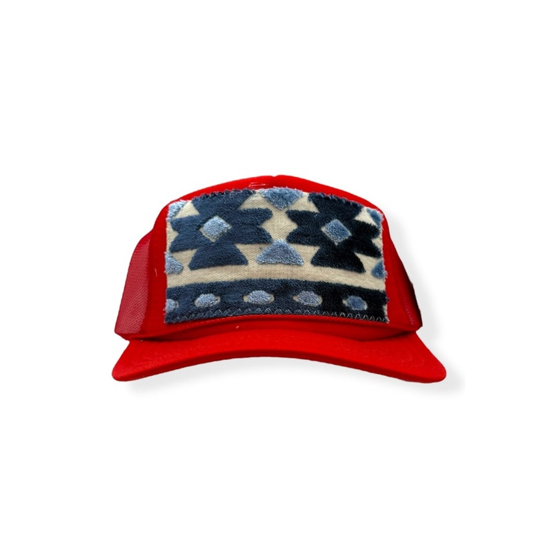 Kilim Trucker Hat – Red 257