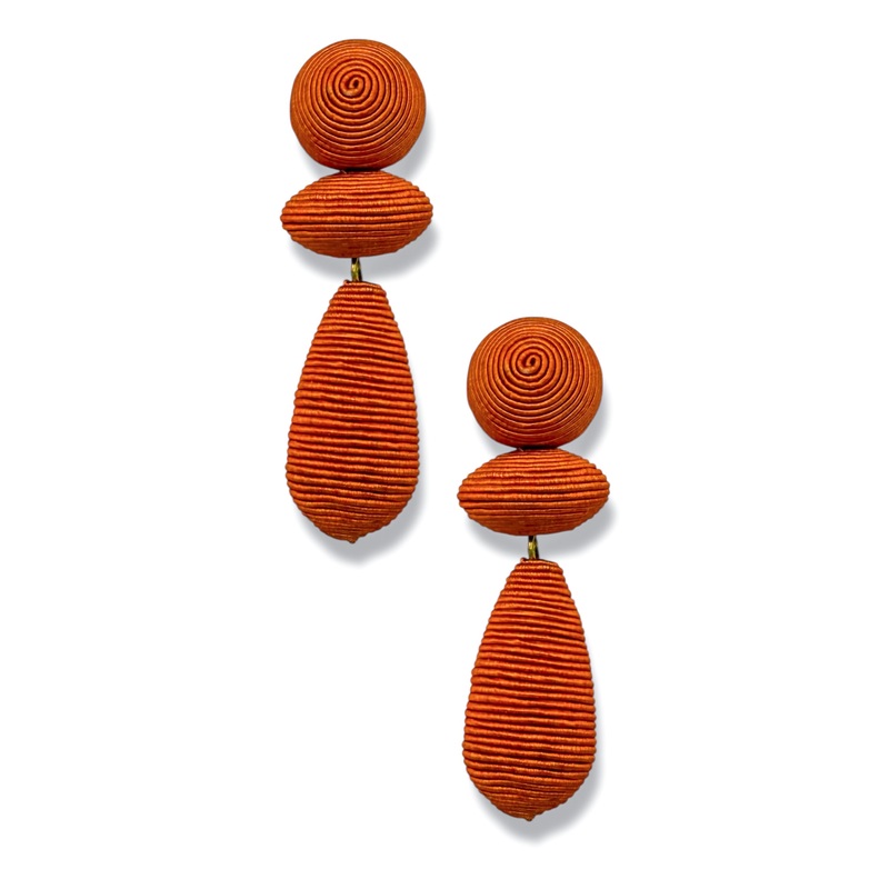 No More Tears Thread Drop Earrings