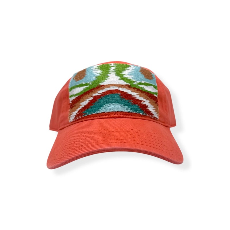 Kilim Baseball Hat Coral 22