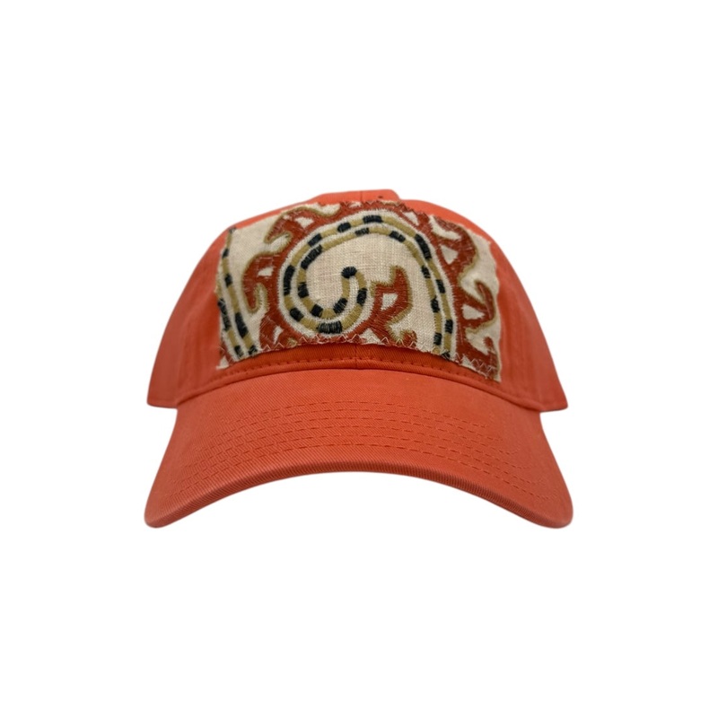Kilim Baseball Hat Coral 25