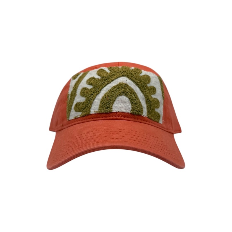 Kilim Baseball Hat Coral 26