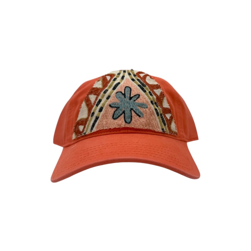 Kilim Baseball Hat Coral 38