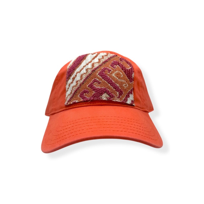 Kilim Baseball Hat Coral 61