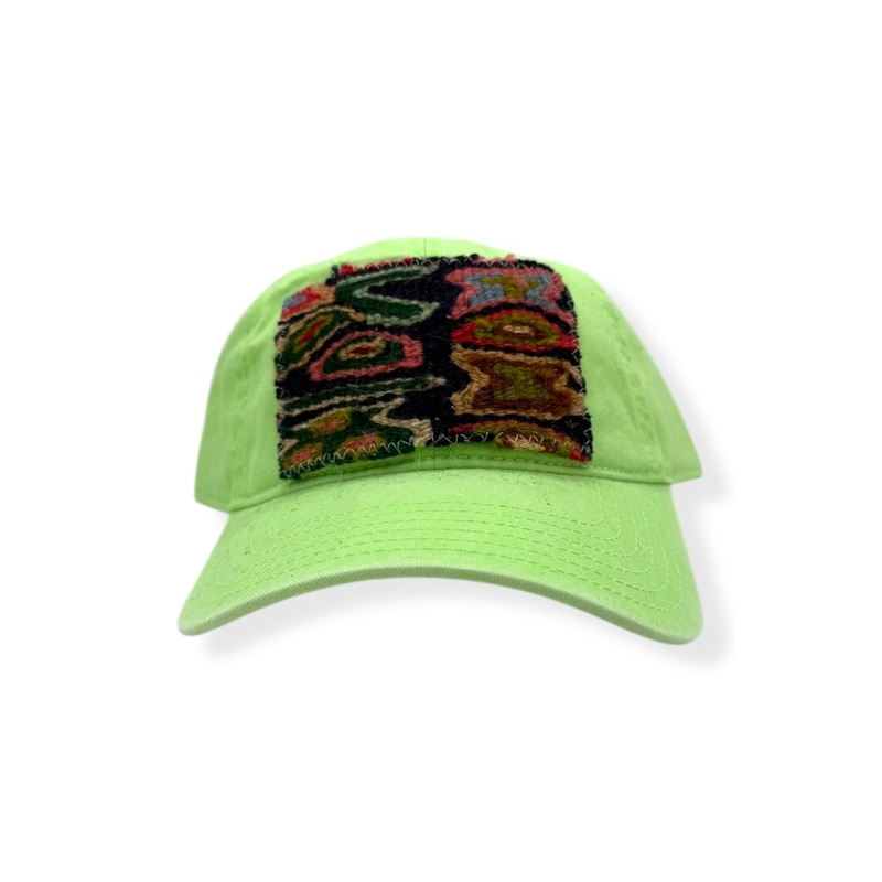 Kilim Baseball Hat – Lime 61