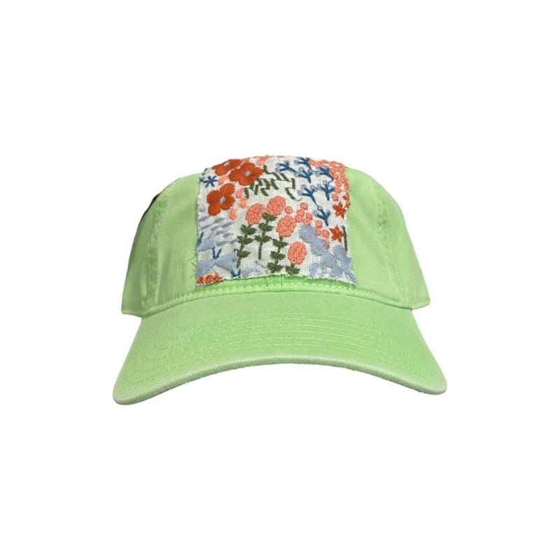 Kilim Baseball Hat – Neon Green 5
