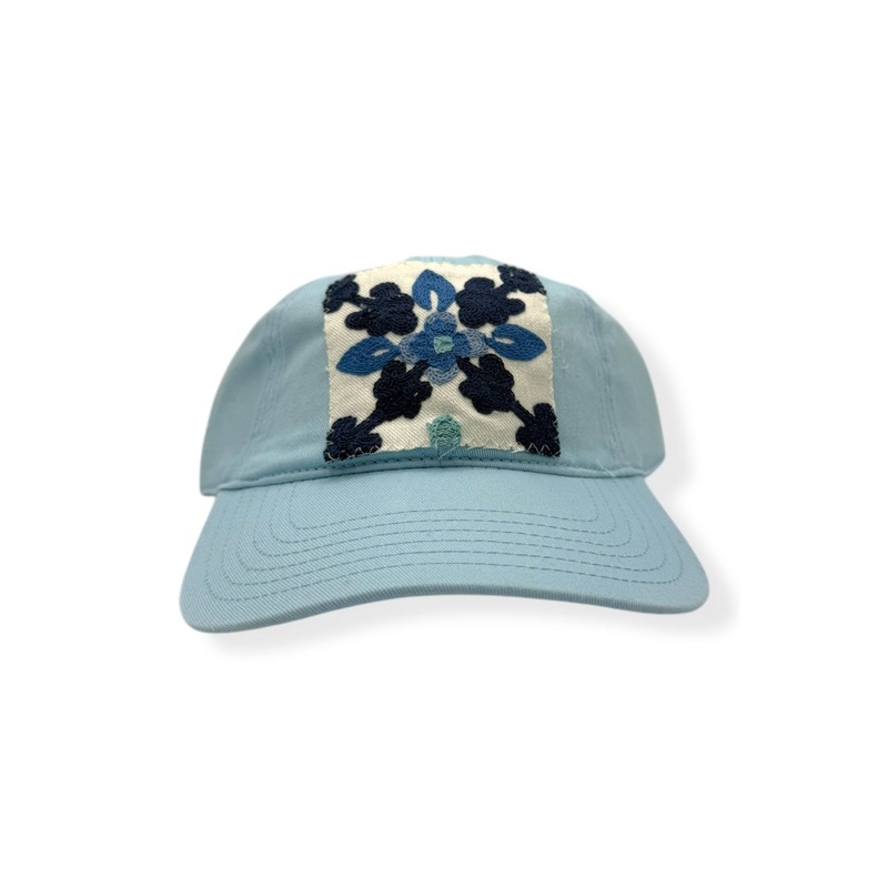 Kilim Baseball Hat – Pale Blue 79