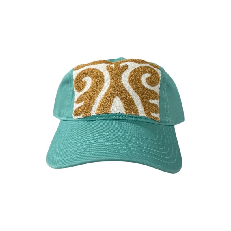 Kilim Baseball Hat – Turquoise 7 *Final Sale*