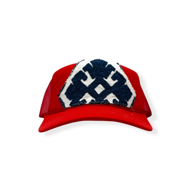 Kilim Trucker Hat – Red 243