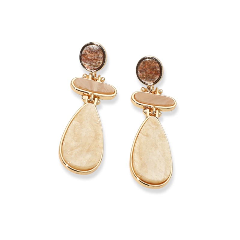 Yet To Come Drop Earrings|Brown