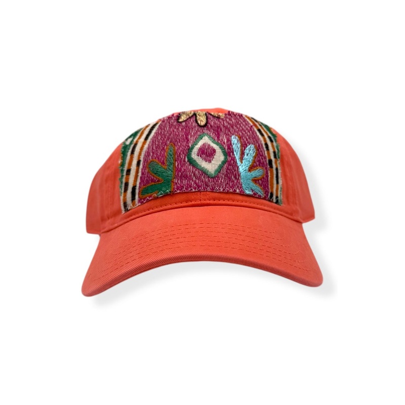 Kilim Baseball Hat Coral 42 *Final Sale*