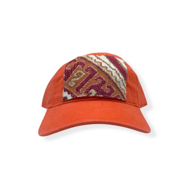 Kilim Baseball Hat Coral 46