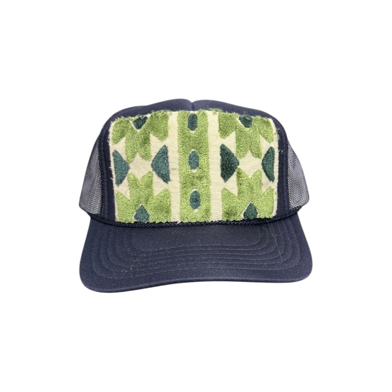 Kilim Trucker Hat – Navy 219