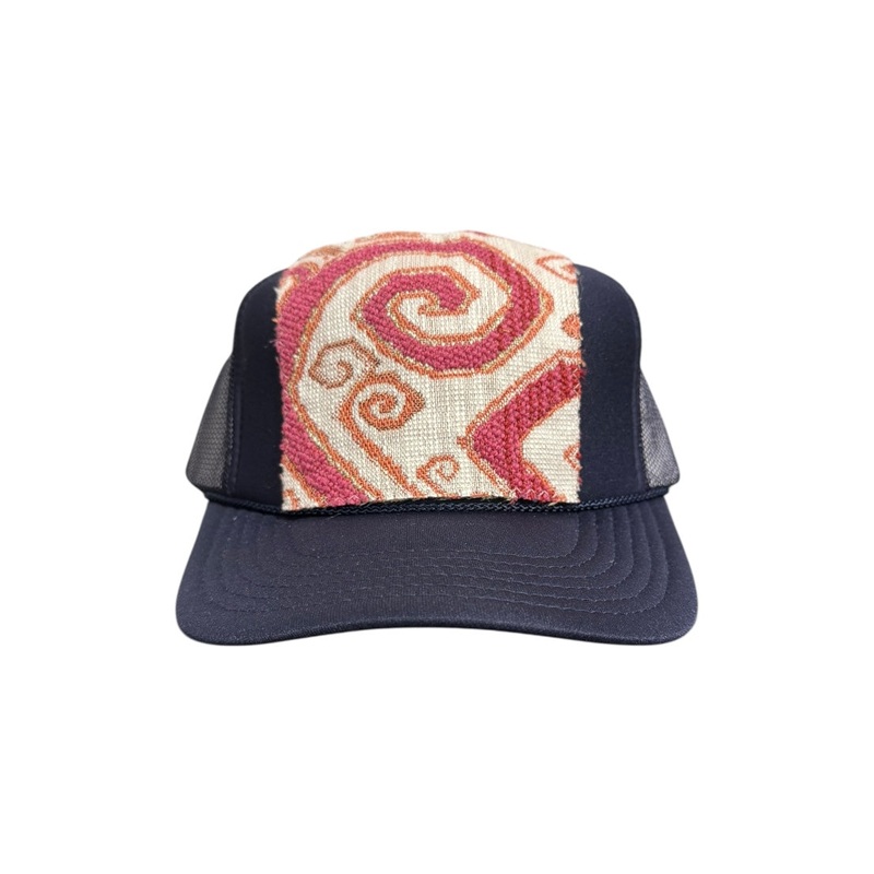 Kilim Trucker Hat – Navy 226