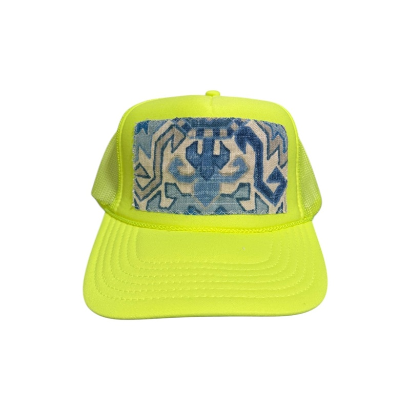 Kilim Trucker Hat – Neon Yellow 75