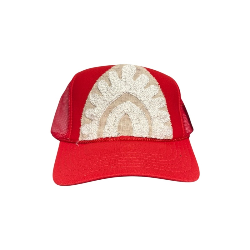 Kilim Trucker Hat – Red 276