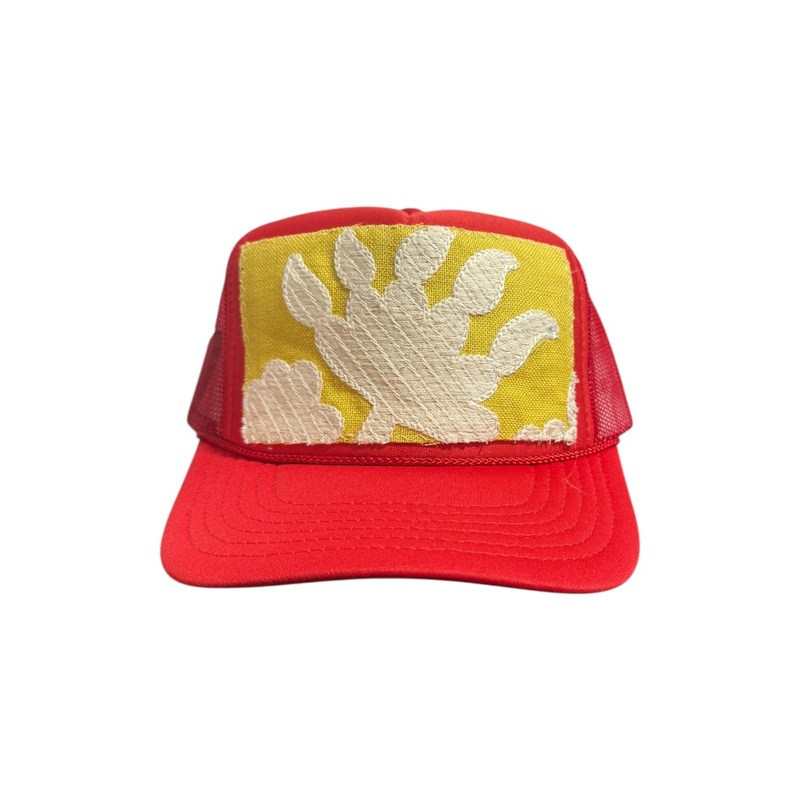 Kilim Trucker Hat – Red 290