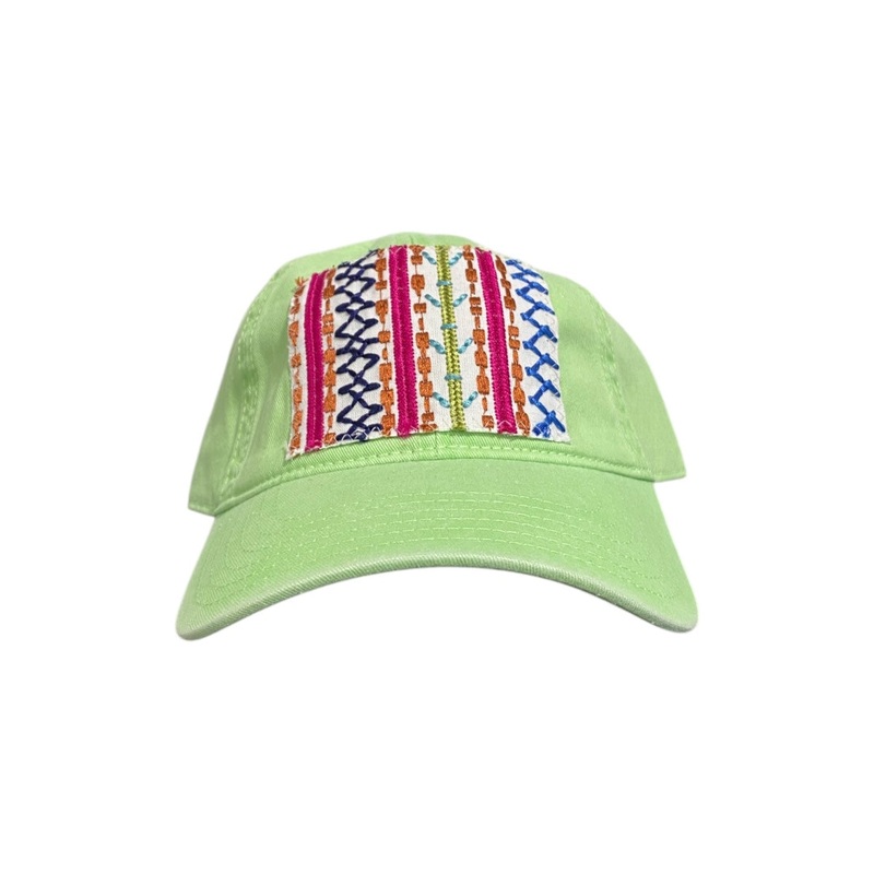 Kilim Baseball Hat – Lime 124 *Final Sale*