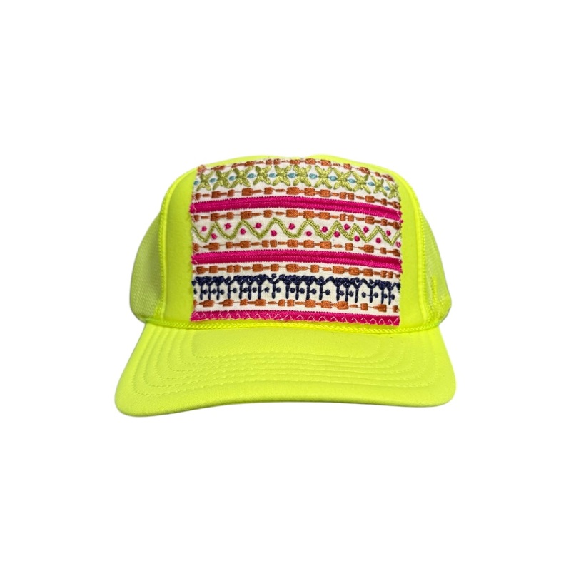 Kilim Trucker Hat – Neon Yellow 73 *Final Sale*