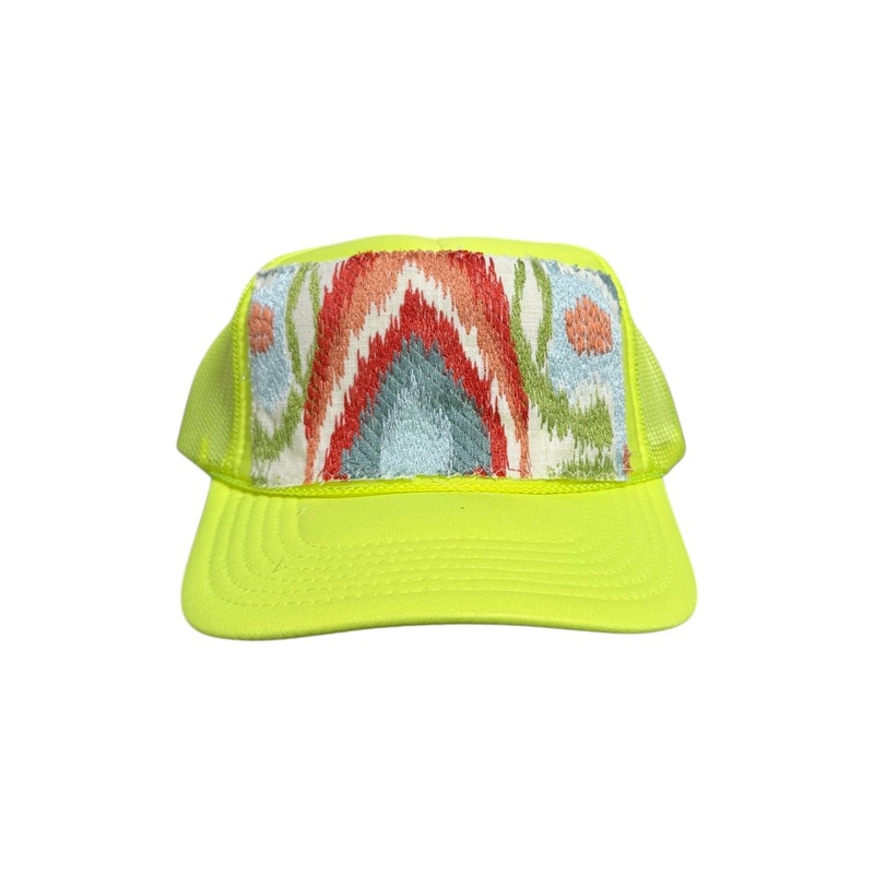 Kilim Trucker Hat – Neon Yellow 77 *Final Sale*