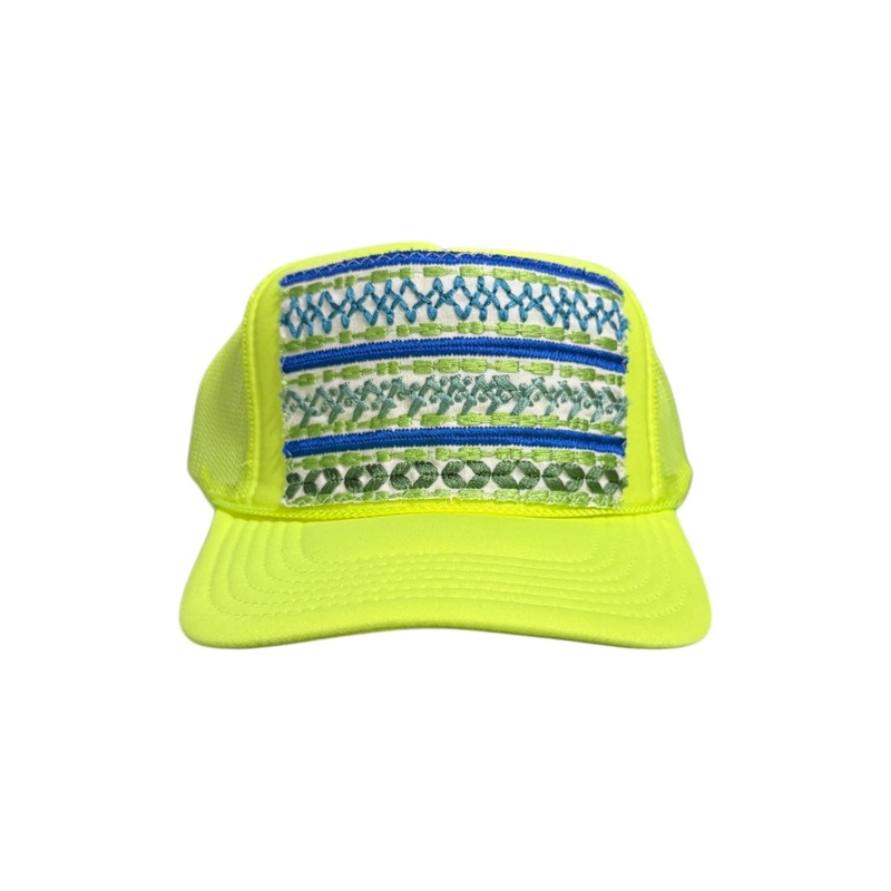 Kilim Trucker Hat – Neon Yellow 80
