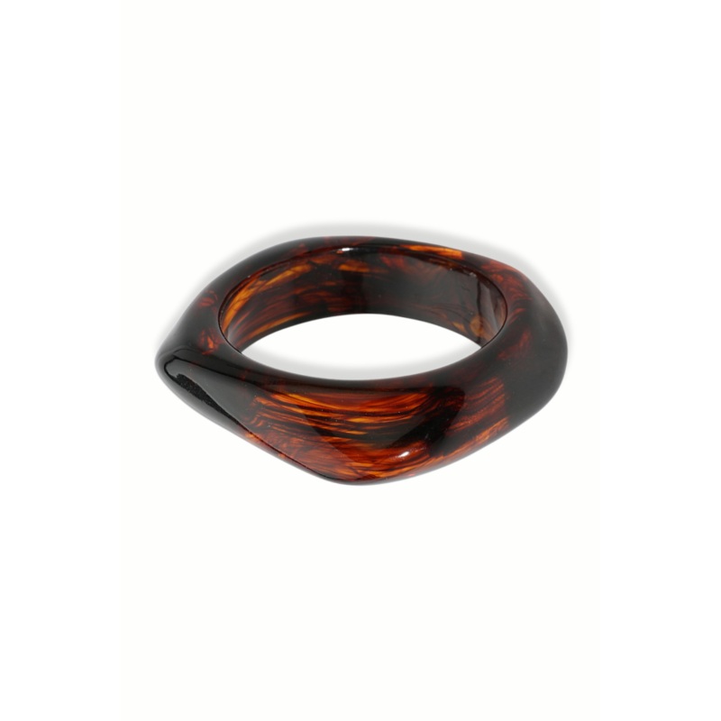 Bold Moves Tortoise Acrylic Bracelet
