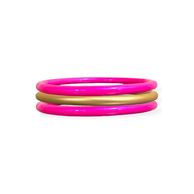 Cover Me Up Hot Pink Bracelet Set