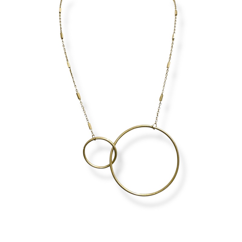 Follow Me Circle Link Choker Necklace