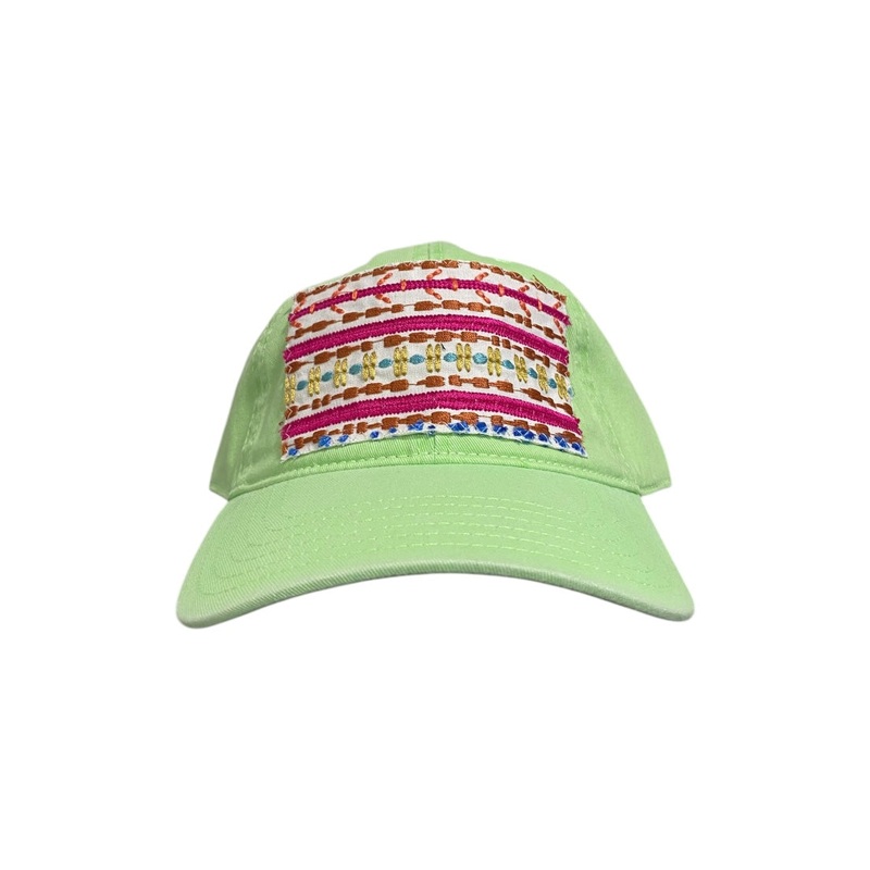 Kilim Baseball Hat – Lime 3-1 *Final Sale*