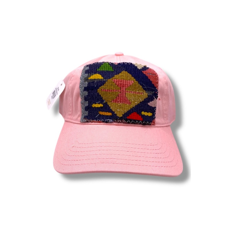 Kilim Baseball Hat – Pale Pink 27 *Final Sale*