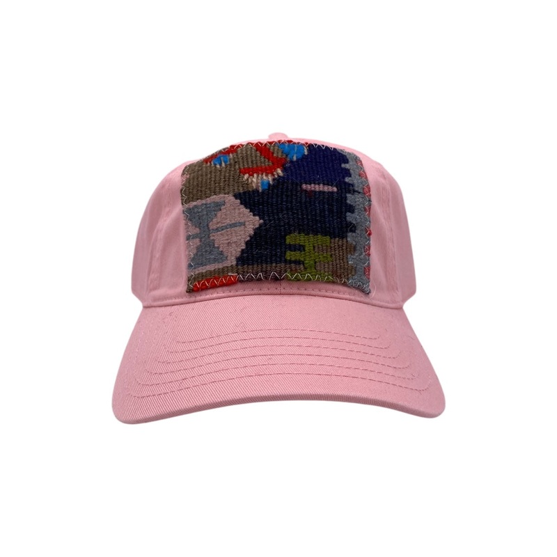 Kilim Baseball Hat – Pale Pink 7