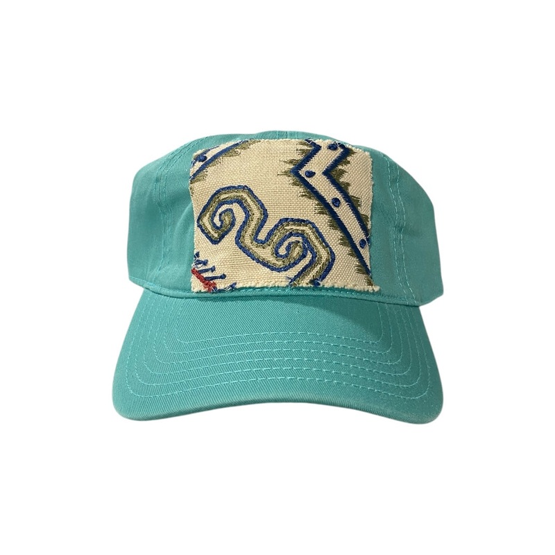 Kilim Baseball Hat – Turquoise 11 *Final Sale*