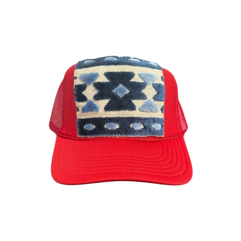 Kilim Trucker Hat – Red 282