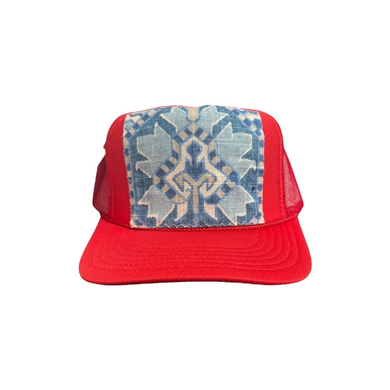 Kilim Trucker Hat – Red 286