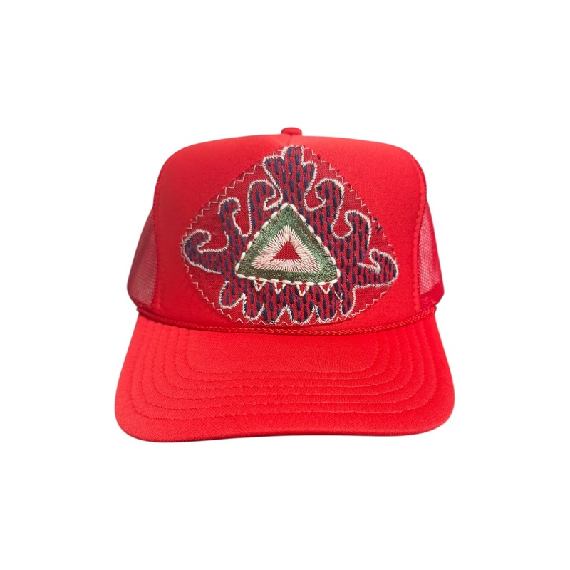 Kilim Trucker Hat – Red 300
