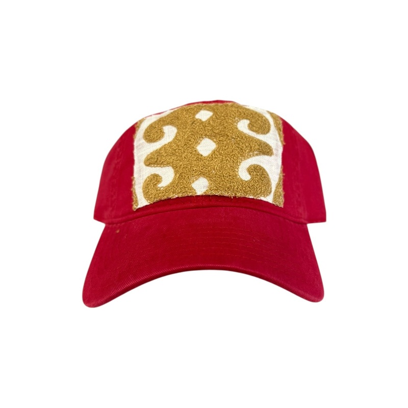 Kilim Baseball Hat – Red 41