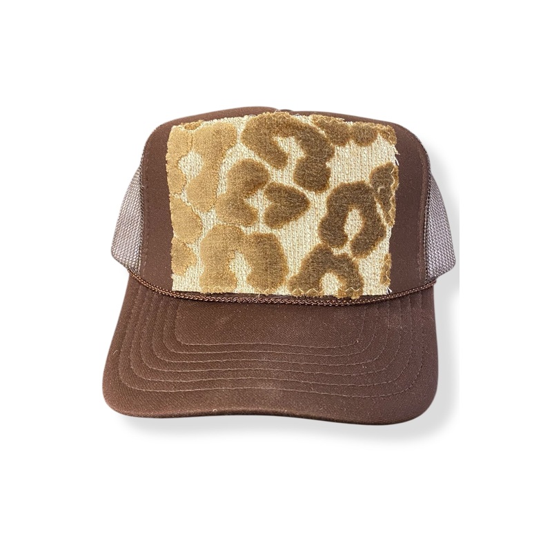 Kilim Brown w/Leopard Trucker Hat