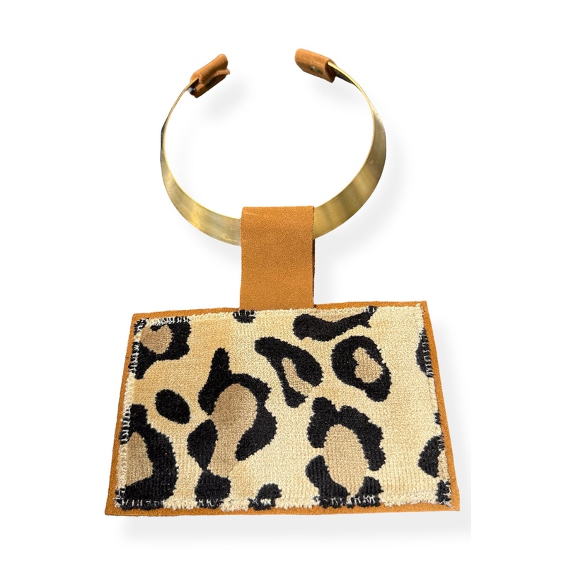 Kilim Choker Leopard Necklace