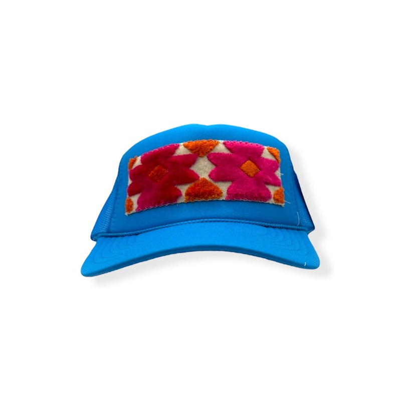 Kilim Trucker Hat – Electric Blue 72