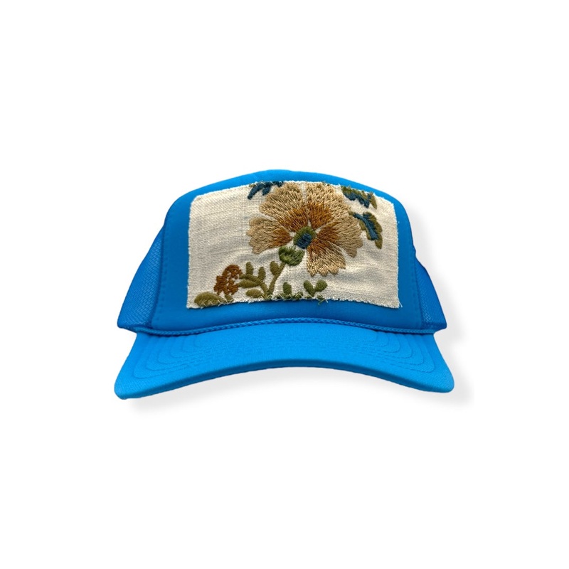 Kilim Trucker Hat – Electric Blue 80