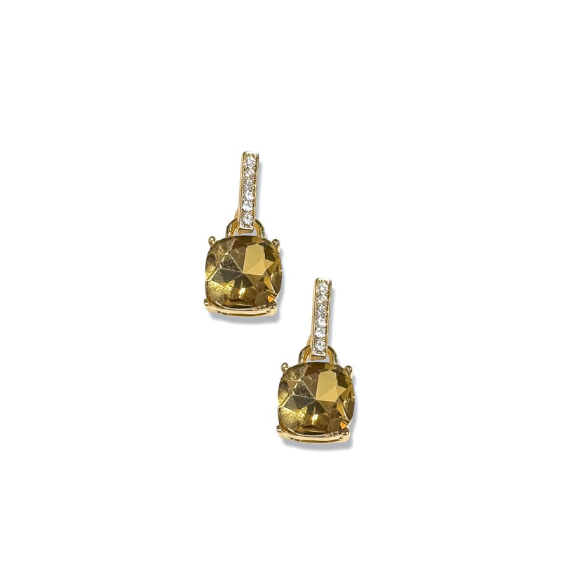 All Going Down Taupe Earrings|Taupe