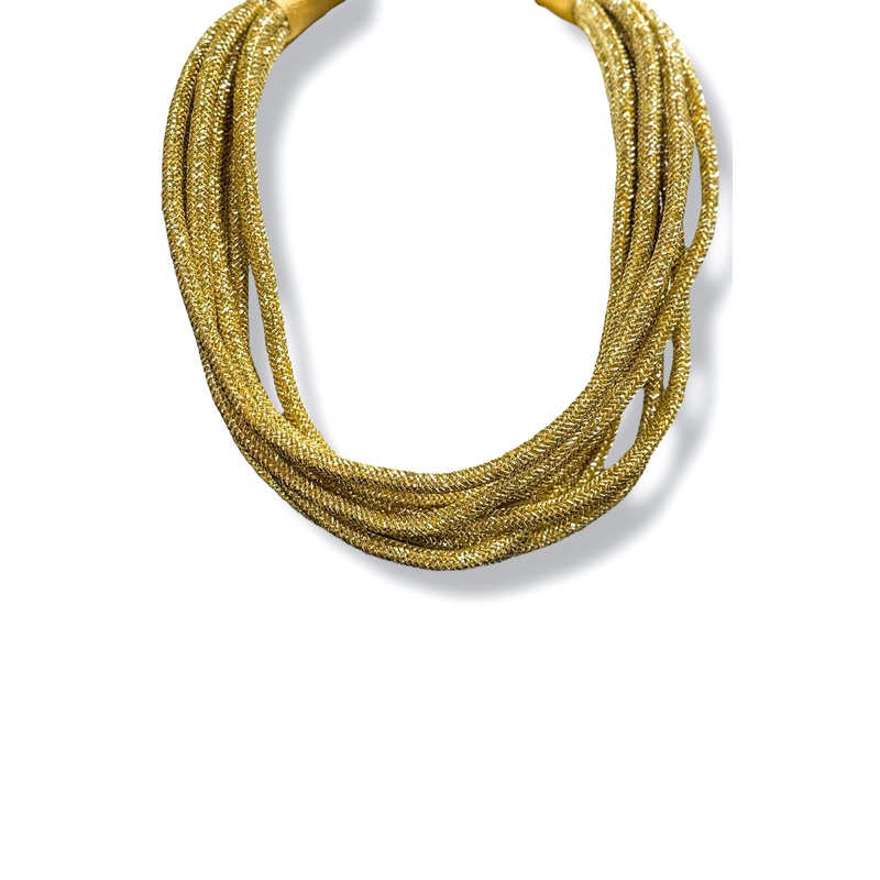 Can You Feel the Love Gold Layered Rope Necklace