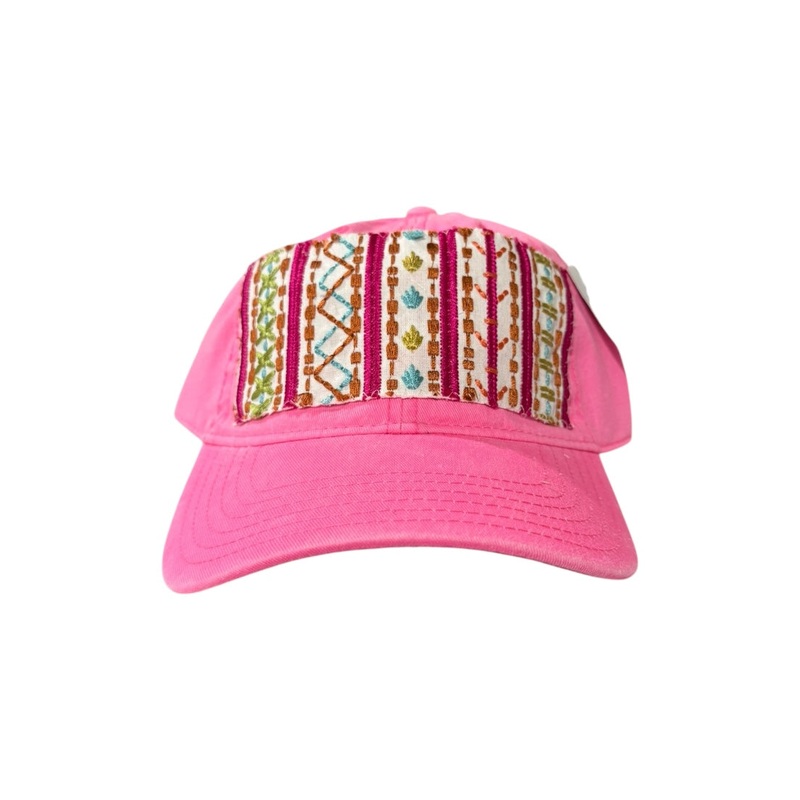 Kilim Baseball Hat – Hot Pink 13
