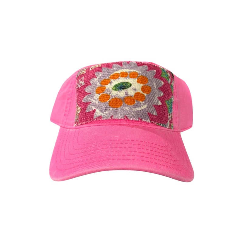 Kilim Baseball Hat – Hot Pink 35