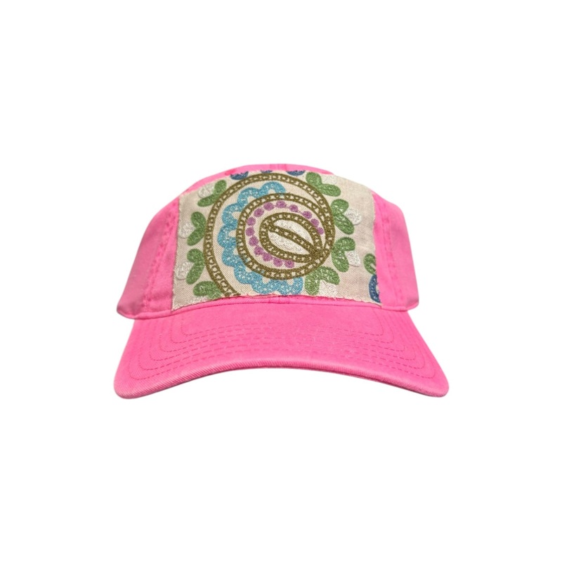 Kilim Baseball Hat – Hot Pink 36