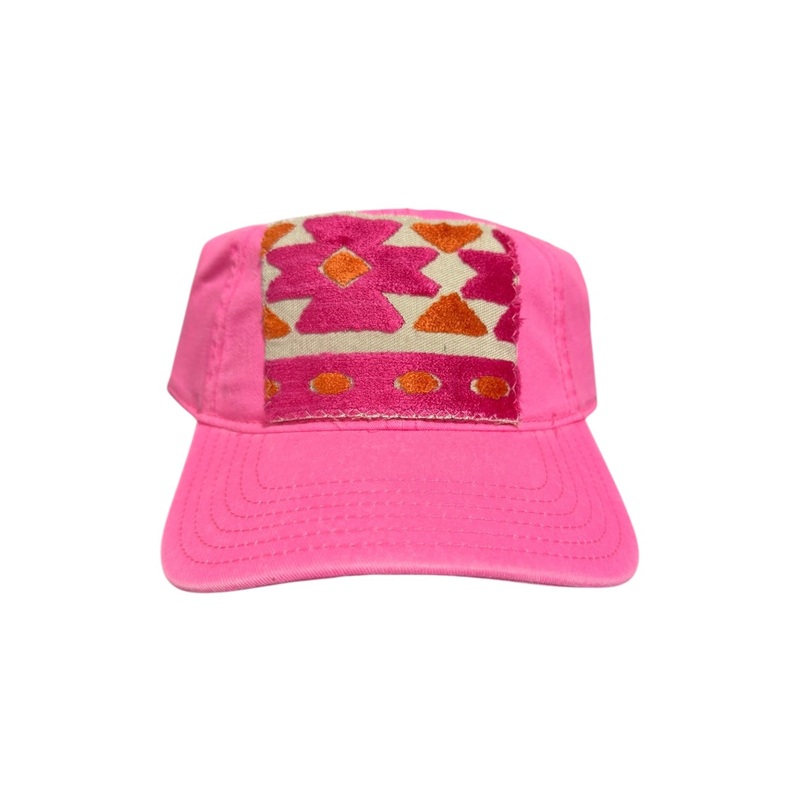 Kilim Baseball Hat – Hot Pink 49