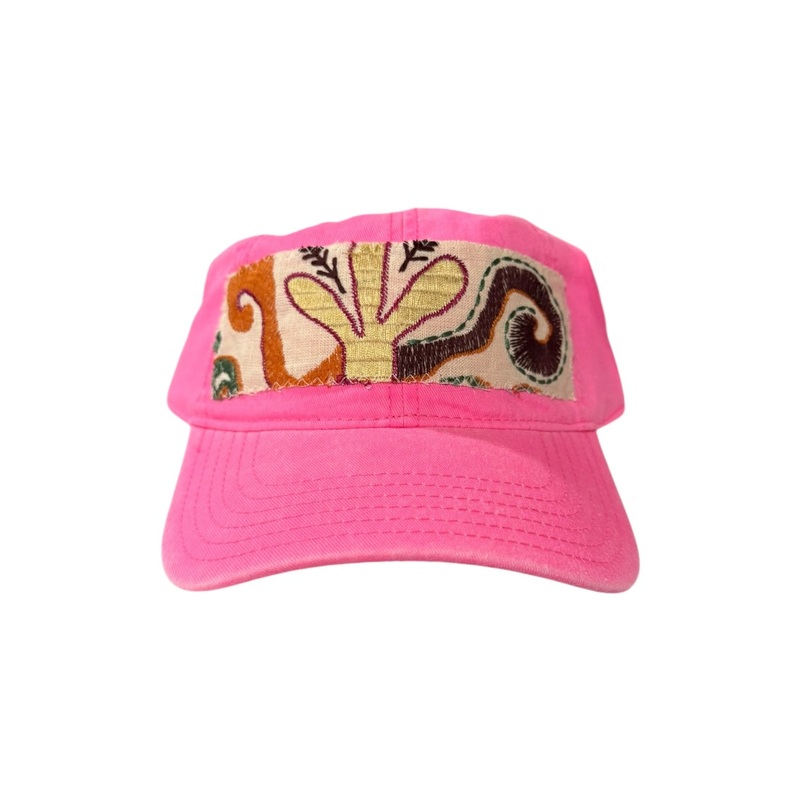 Kilim Baseball Hat – Hot Pink 7