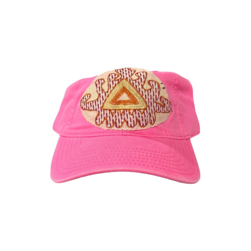 Kilim Baseball Hat – Hot Pink 8